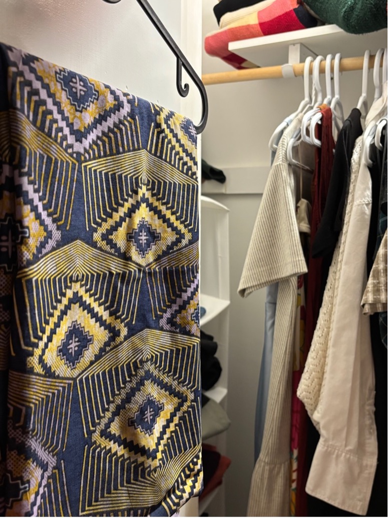 The "Zambia" skirt that Sympathy Mola traded with Hannah Janzen